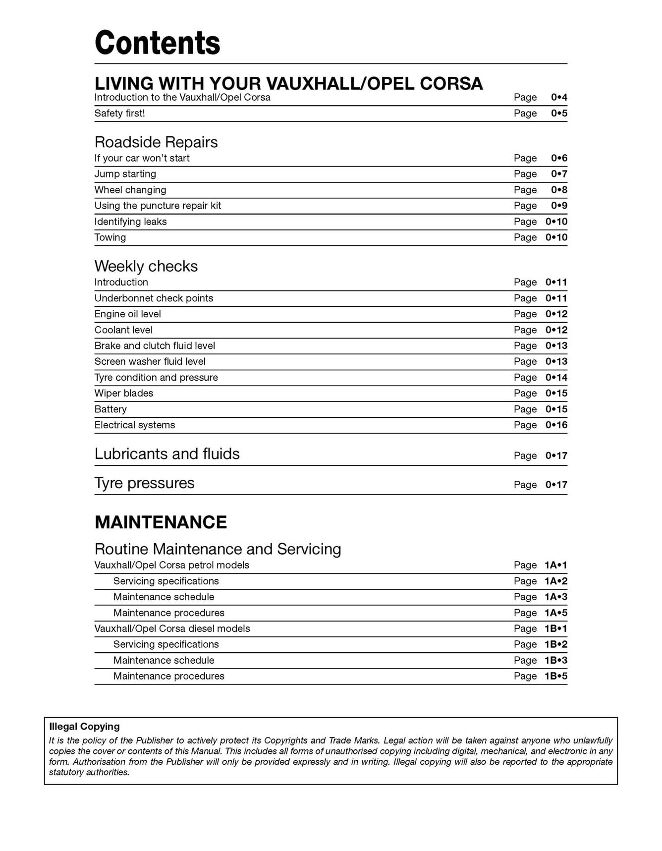 Vauxhall/Opel Corsa petrol & diesel (11-14) 60 to 64 Haynes Repair Manual