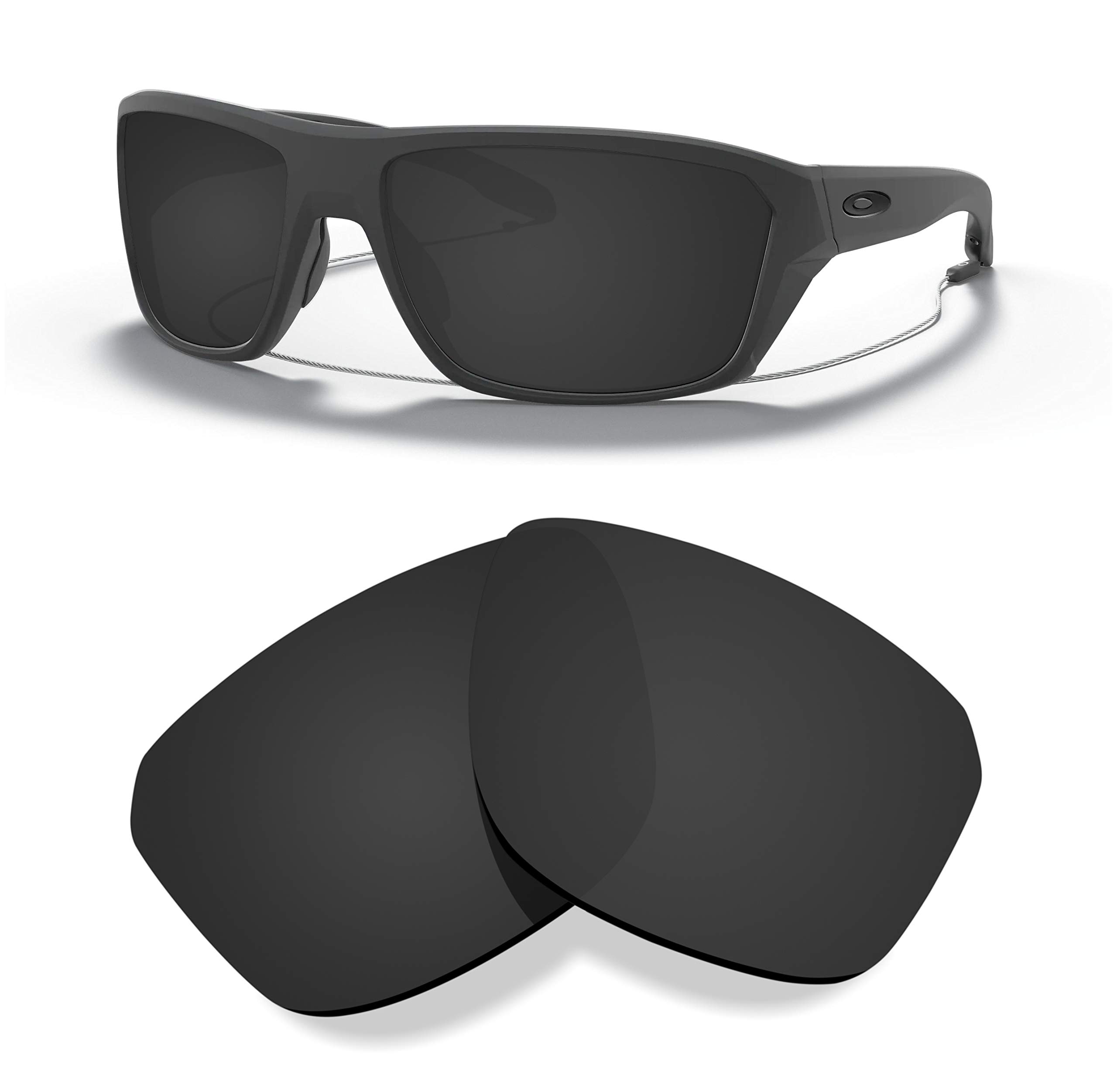 Littlebird4 Premium 1.5mm Polarized Replacement Lenses for Oakley Split Shot OO9416 Sunglasses - MultiOptions (Black+Red+Blue)