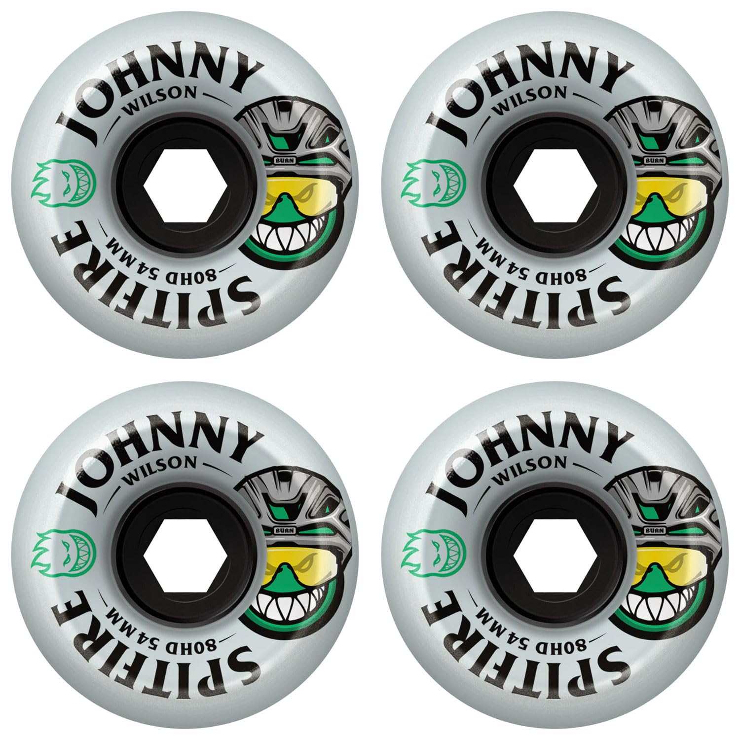 Amazon.com : Spitfire Skateboard Wheels 54mm 80HD Johnny Wilson