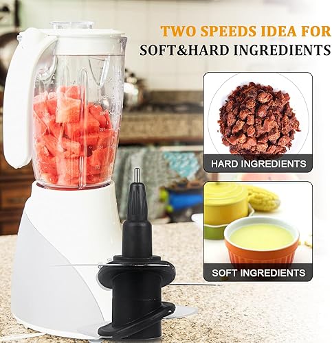 Miniatura 5 de Piezas de repuesto para cuchilla de licuadora de 4 puntos para Ninja 64OZ 72OZ procesador de alimentos Bowl cuchilla de corte 319KKU770 compatible