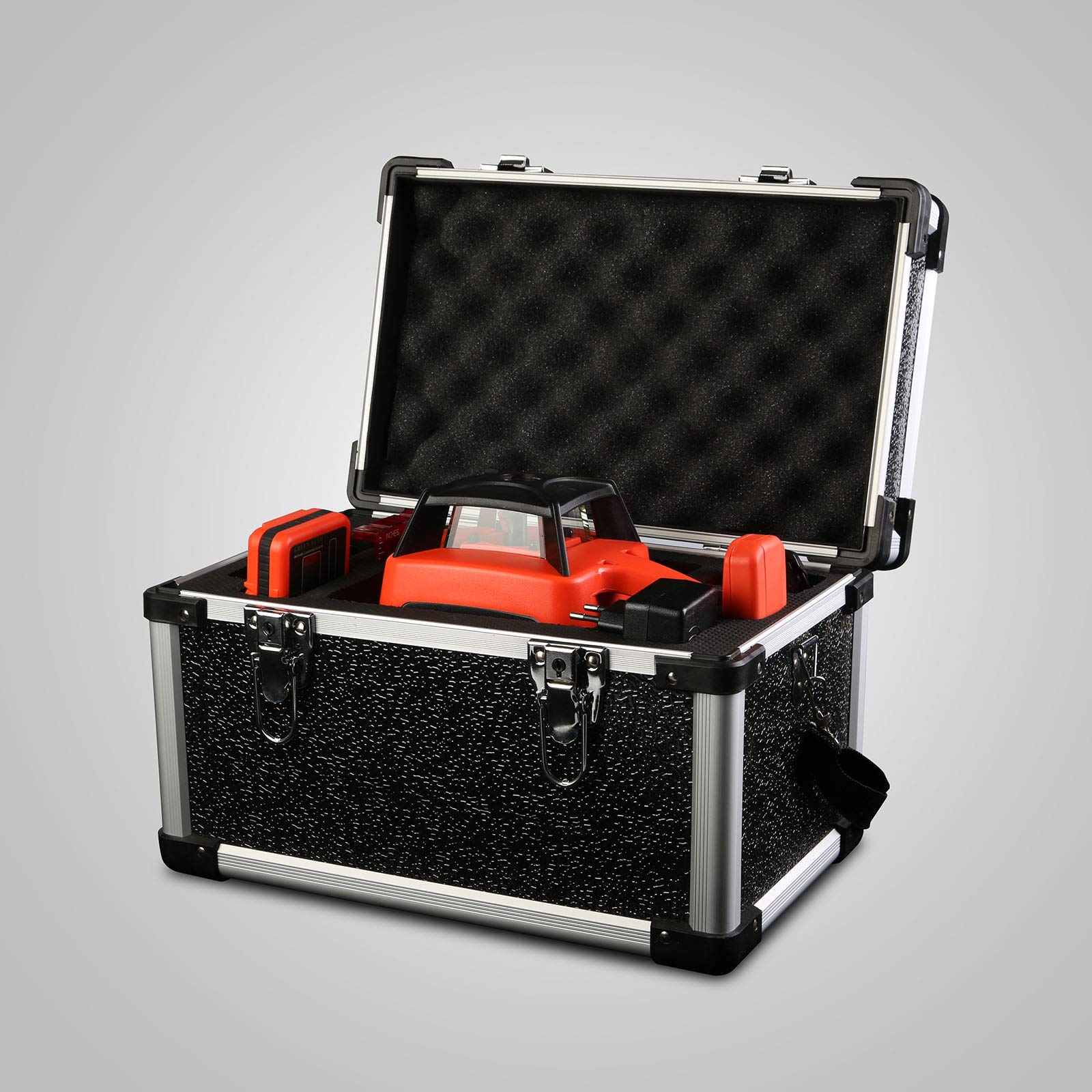 VEVOR Kit Niveau Laser Rotatif Autonivelant avec Trépied et Mire 360° Portée Mesure 500 m Trépied Télescopique pour Construction Bâtiments Professionnels Maçonnerie Clôtures Entrepreneurs Fondations