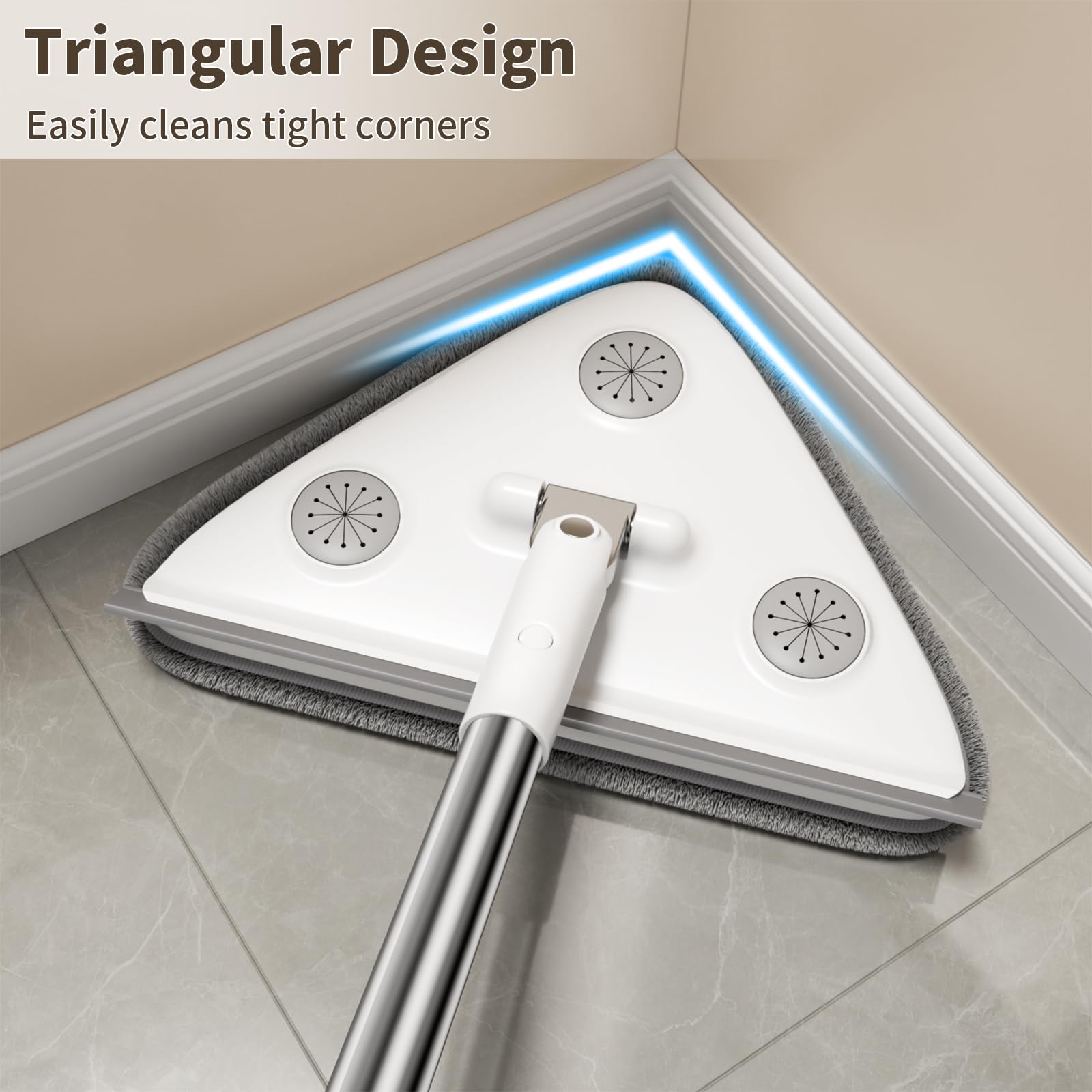 3-in-1 Wall Cleaner Mop - Extendable & Easy Cleaning -6