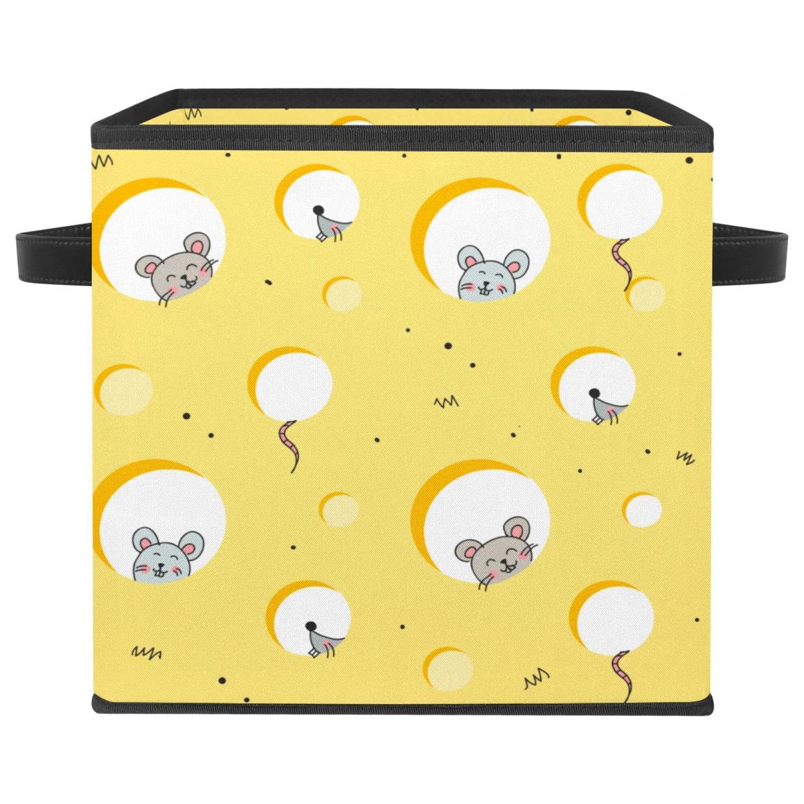 Boîte de rangement pliable tissu cube pour placard maison panier jouets vêtements livres