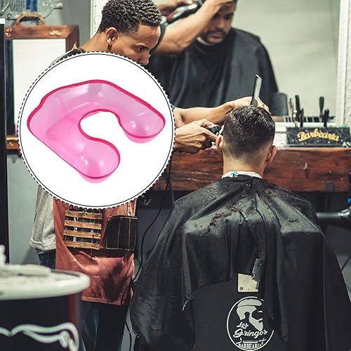 Miniatura 6 de EXCEART Bandeja de cuello de salón para cabello permanente Contenedor de teñido de agua Bandeja de cuello de plástico para colorear Fregadero de