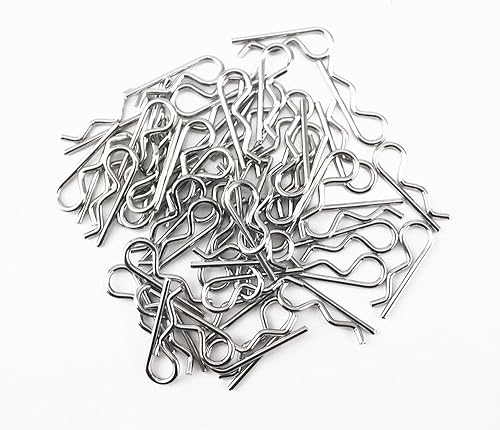 Miniatura 2 de yueton 50pcs RC Piezas de Coche Camión Buggy Vehículos Shell Reemplazo 1/8 1/10 Escala Doblada Cuerpo Clips