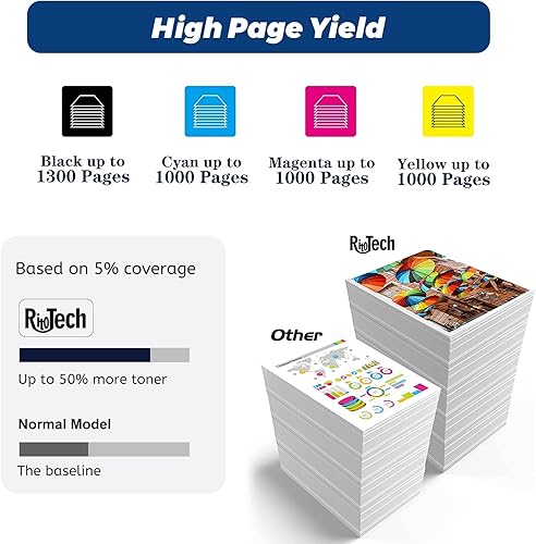 Miniatura 6 de Cartucho de tóner 126A (con chip OEM), repuesto para HP 126 A CE310A CE311A CE312A CE313A para Laserjet Pro 100 Color MFP CP1025nw M175nw, impresora