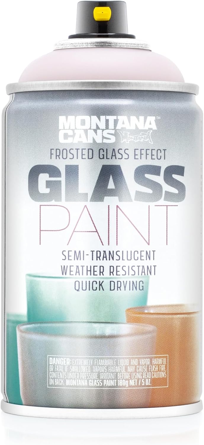 Montana Cans Montana EFFECT Glass Spray Paint, FROSTED - MATT ALMOND
