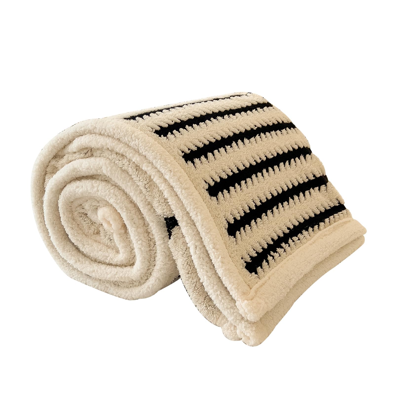 Dezypzam White Sherpa Fleece Throw Blanket, Fluffy Microfiber Double/Twin Size Bed And Sofa Throw, Fluffy Microfiber Soft Blankets For Bed Sofa And Couch (,200X230cm)