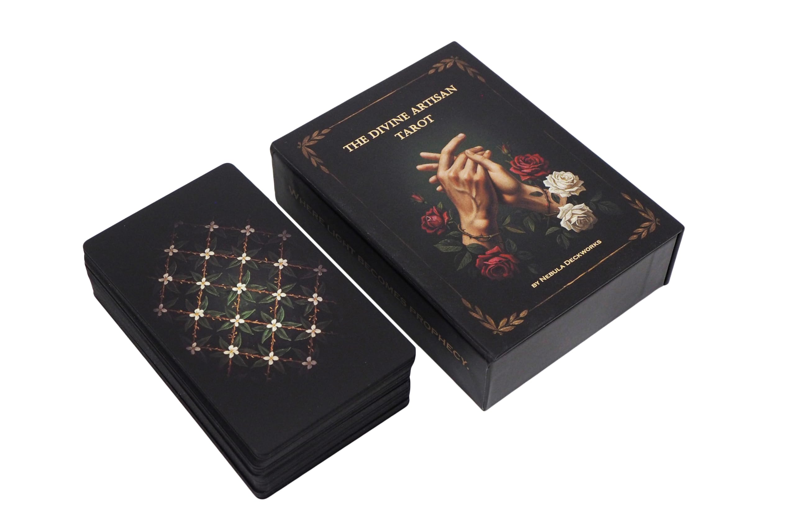 The Divine Artisan Tarot - 78-Card Tarot Deck with Magnetic Box and Digital Guidebook