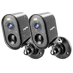 LongPlus Security Cameras Wireless Outdoor, 2K Wireless Camera for Home Security, Battery Powered WiFi Cameras with AI Motion Detection, 2-Way Talk, Cloud/SD Storage, 2Pack