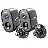 LongPlus Security Cameras Wireless Outdoor, 2K Vicohome, Wirekess Camera for Home Security, WiFi Cameras for Home Security w/AI Motion Detection, 2-Way Talk, Cloud/SD Storage, 2Pack