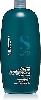 Alfaparf Milano Semi Di Lino Reconstruction Reparative Shampoo for Damaged Hair - Sulfate, SLS, Paraben and Paraffin Free - Safe on Color Treated Hair - Professional Salon Quality - coolthings.us