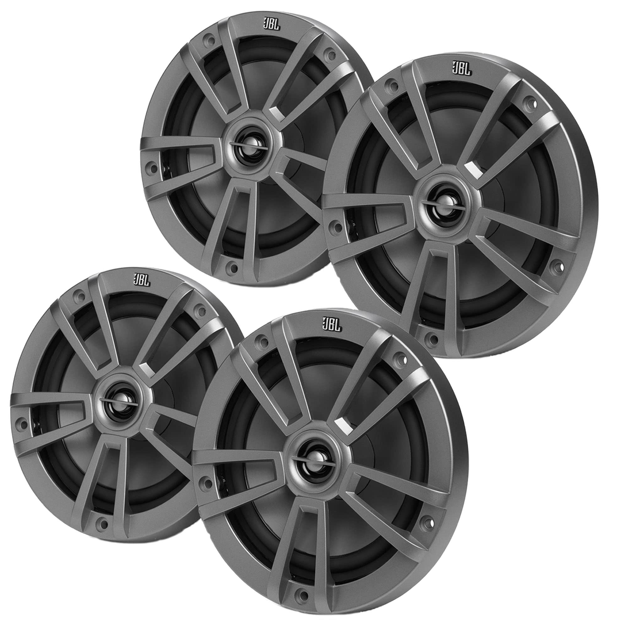 JBL - Two Pairs of JBL MARINESTAGE8GRYAM 8