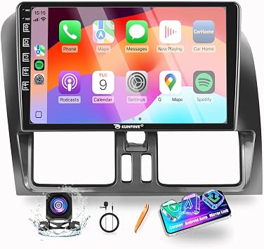 for Volvo XC60 2009-2017 Car CarPlay Android Auto Navigation Stereo GPS Radio Reverse Camera Display 9" IPS Touchscreen Headunit Tablet Pad Media Player, if Applicable Quad Core 2G+64G