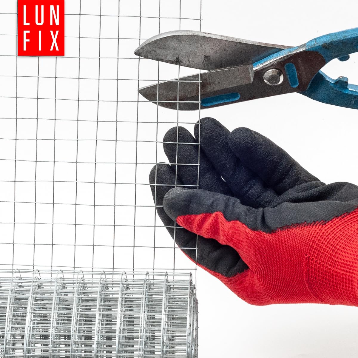 Drahtgitter feinmaschig 13x13 mm 0,8 mm 1,5x25 m 150x2500 cm | Wühlmausgitter Kaninchendraht Hasendraht Mäusegitter Volierendraht Rödeldraht Kaninchenzaun Metall Hasengitter Gitter