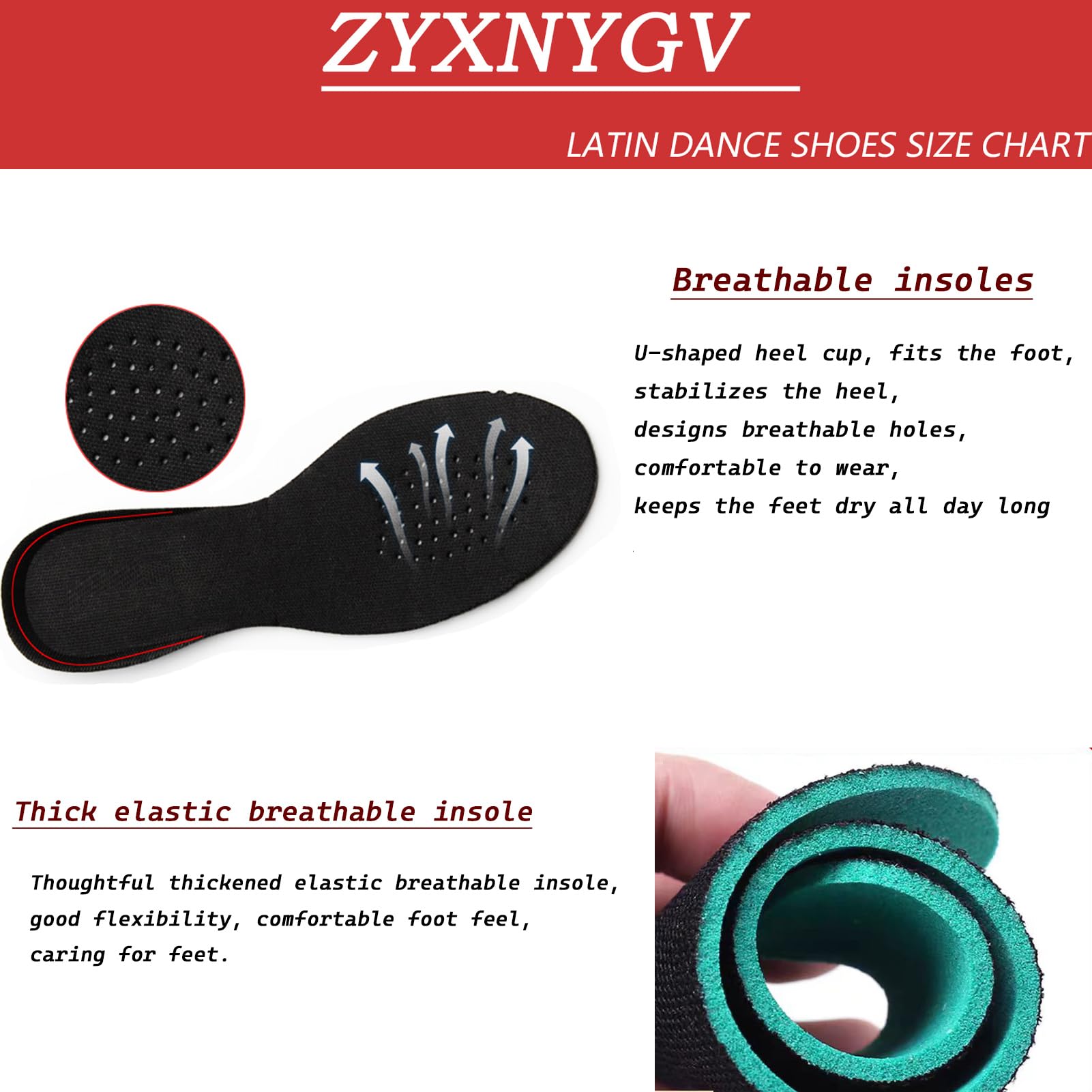 ZYXNYGV Women's Ballroom Dance Shoes Lace-up Closed Toe Suede Sole Professional Modern Salsa Latin Teaching Practice Performance Dance Shoes,Black,8