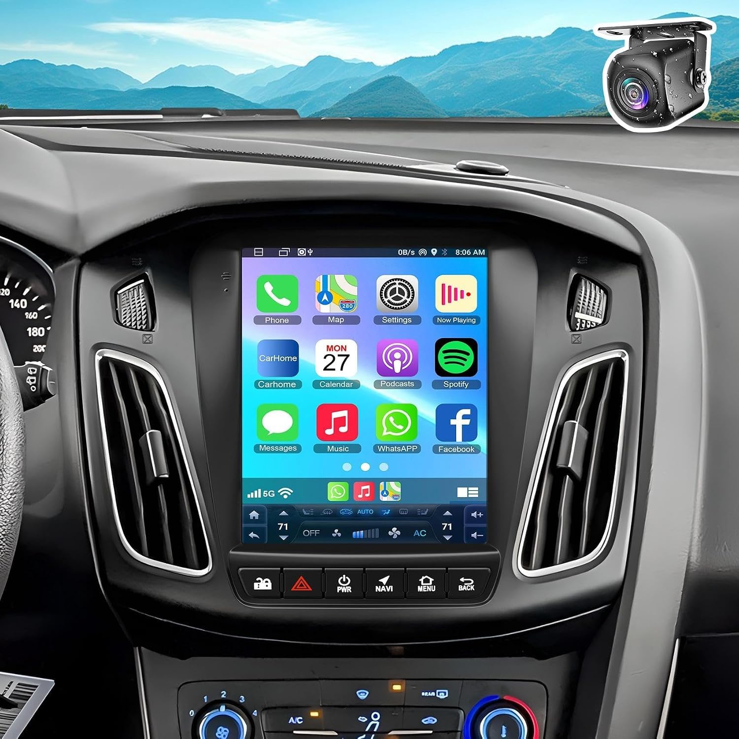 Amazon.com: [8-core+64G] Car Radio for Ford Focus 2012-2018, 10.4