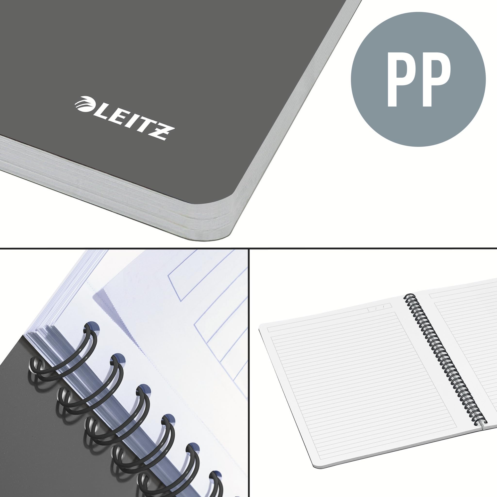 Leitz Office Notitieboek A4 Karton A4 Gelijnd Assorti