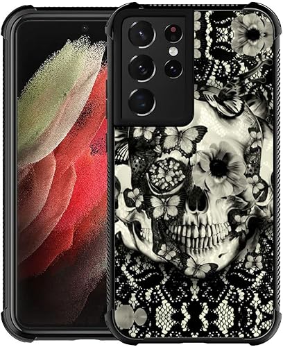 Vista 56 de Funda compatible con Samsung Galaxy S23 Ultra, diseño gráfico de bandera estadounidense en blanco y negro, acrílico, a prueba de golpes