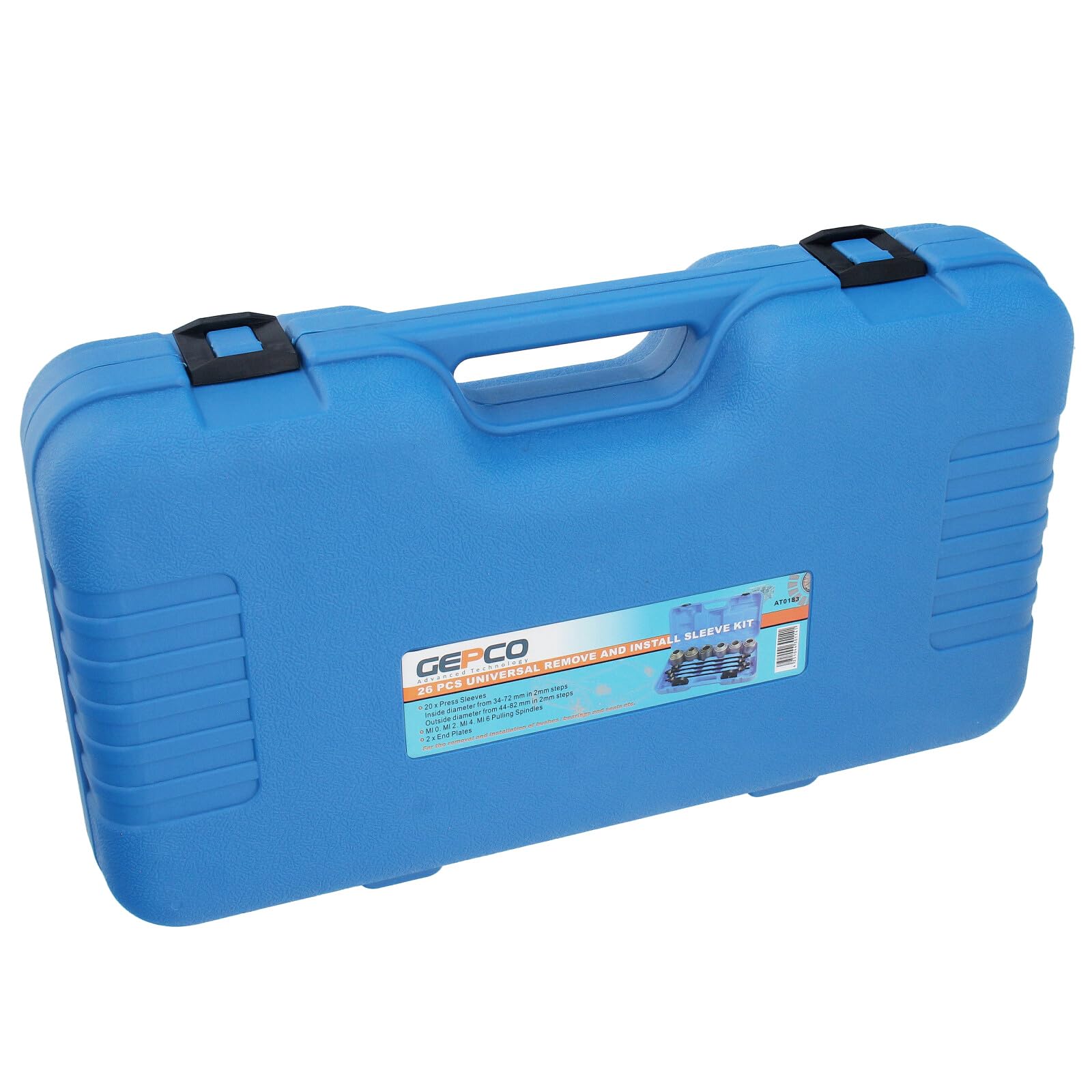 Orion Motor Tech Wiellagertrekkerset, 27-delig, voor silentlagers, gereedschaptrekker, wiellagers, bussen, uit- en plaatsen van rubberen bussen, aslager, trek- en drukhulzenset, staal