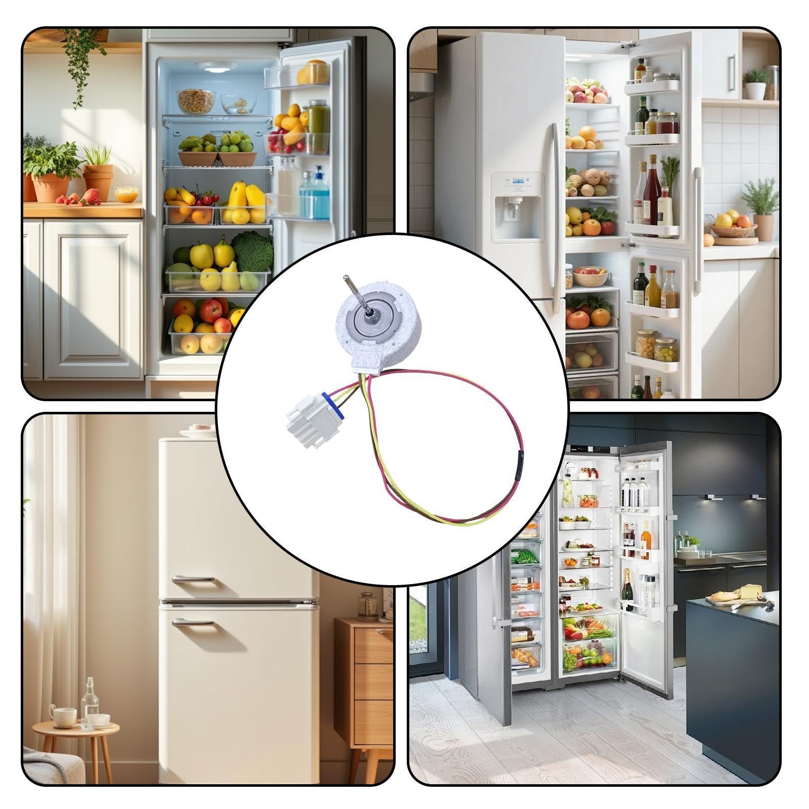 Juego de motor de evaporador para refrigerador