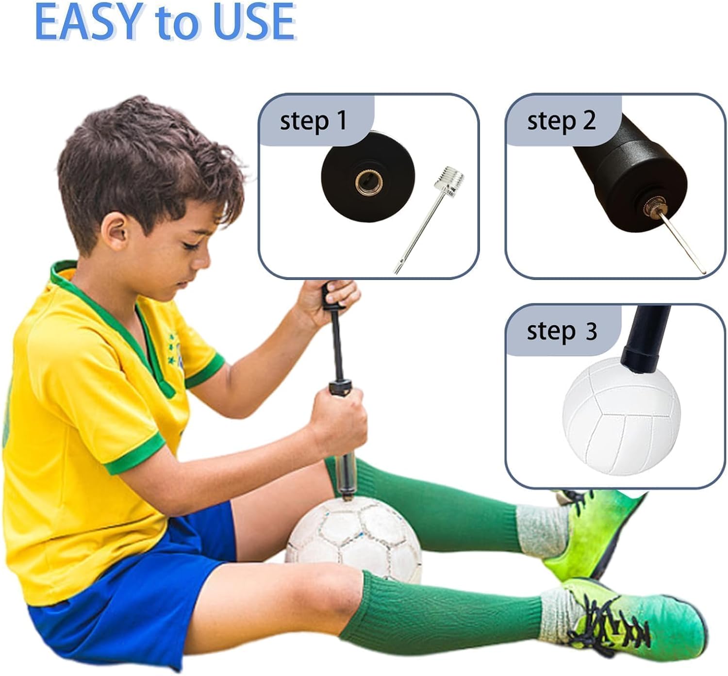 20 Pcs Inflator Needles Converter Pump Kit Bicycle Valve Adapter DV AV SV Converter Basketball Pump Football Ball Pump Sports Ball Inflator Equipment image 4