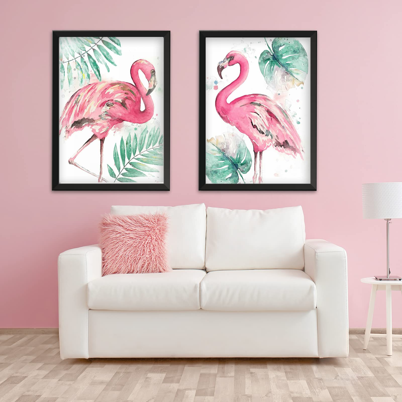 Diamond Painting 4er Set 30x40cm Flamingo Design - Vollstein Diamant Malerei Für Erwachsene