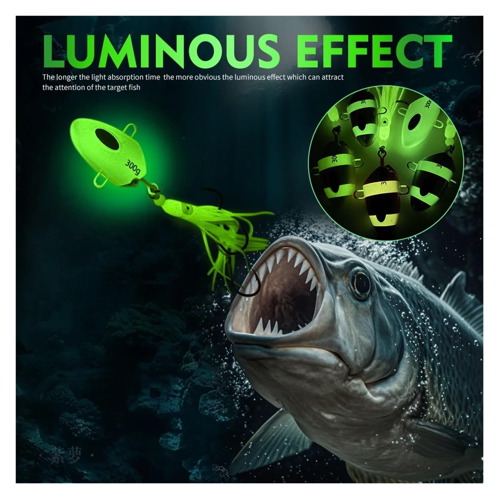 1 szt. Jig przynęty 100g-300g powolny metalowy świecący haczyk na kalmary tonący słonowodny Spinning wędkarski dla Marlin Snapper Grouper