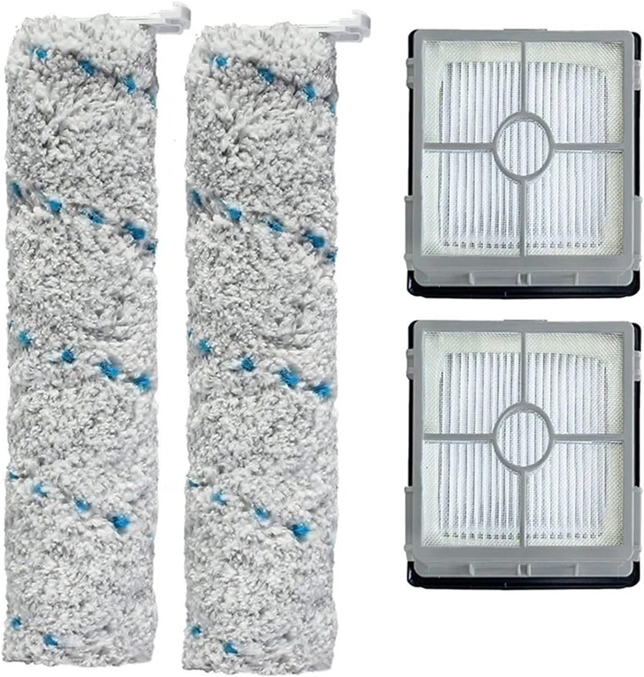 Assembly Roller Filter,Main Brush, Compatible for Bissell CrossWave X7 Pet Pro / 3011/3279 / 3055 Vacuum Cleaner Parts(As Show-2)
