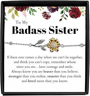 Badass Sister Bracelet, Sister Birthday Gifts, Sister Gifts From Sister, Sister Gift, Gift For Sister, Little Sister Gifts