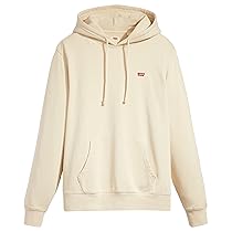 Levi’s New Sweatshirt Felpa con cappuccio Uomo, Fog, M