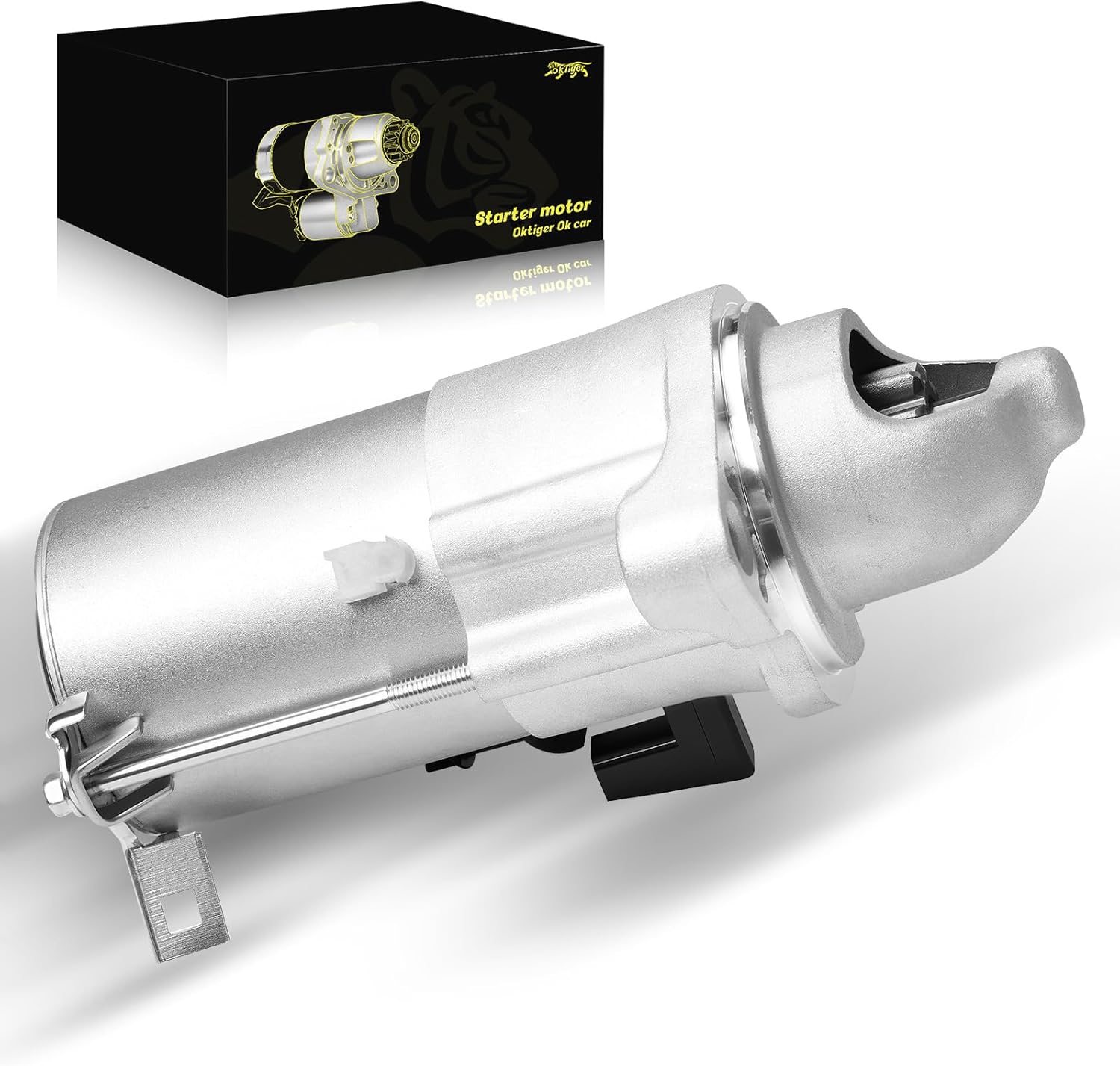 Oktiger New Starter Motor Fit for Honda Accord 2013-2017 2.4L, for CRV 2015-2016 2.4L L4, Civic 2016-2019 2.0L, 1.6KW 12V Starter OE# 10914N,10914, 31200-5A2-A51, 16201, 52057, SM74009, SR1355X