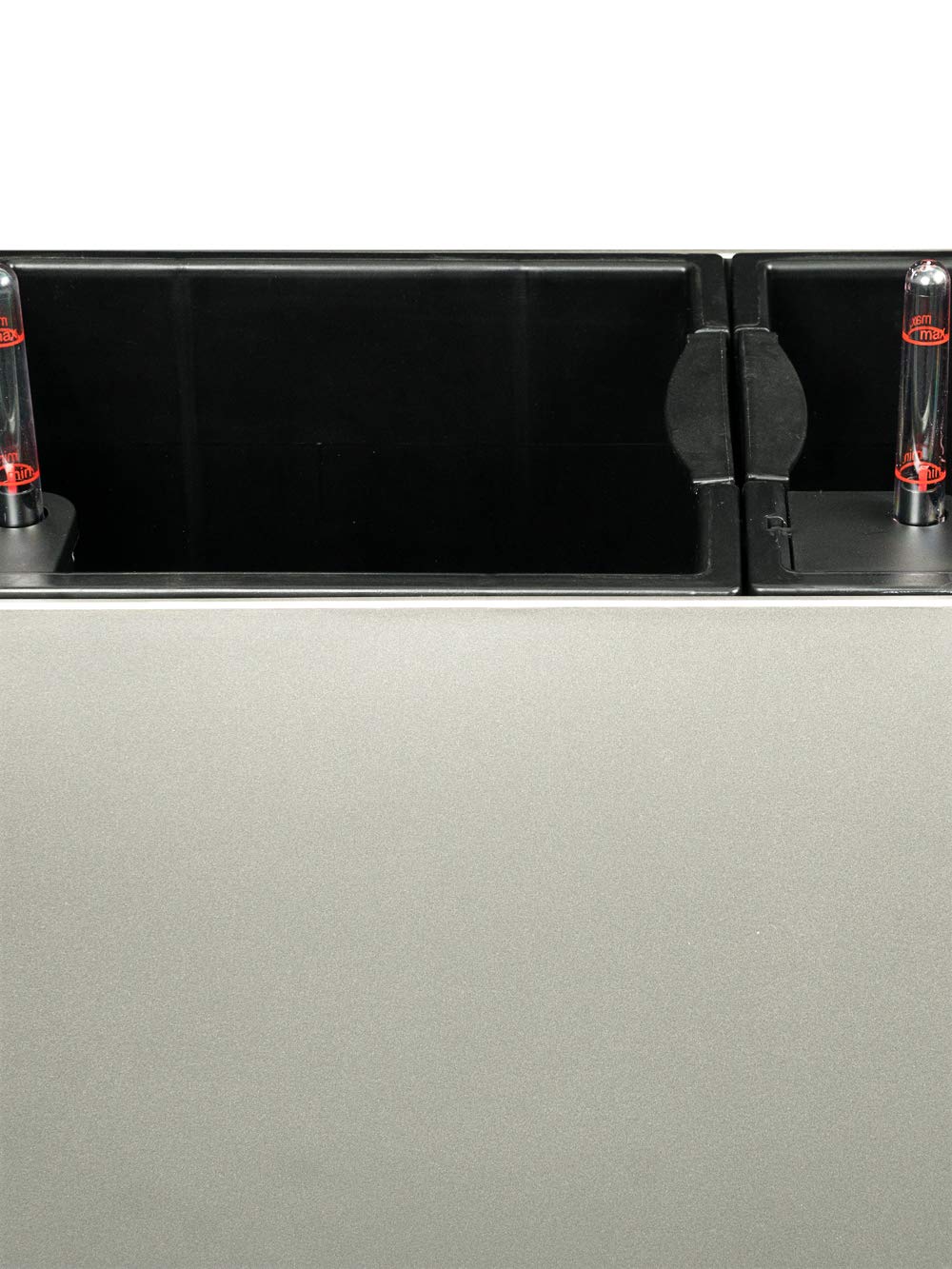 Pflanzwerk® ÖKOSYSTEM Donica na rośliny, z systemem nawadniania, 32 x 56 x 28 cm, szara, metalowa, do użytku wewnątrz i na zewnątrz, markowa jakość premium