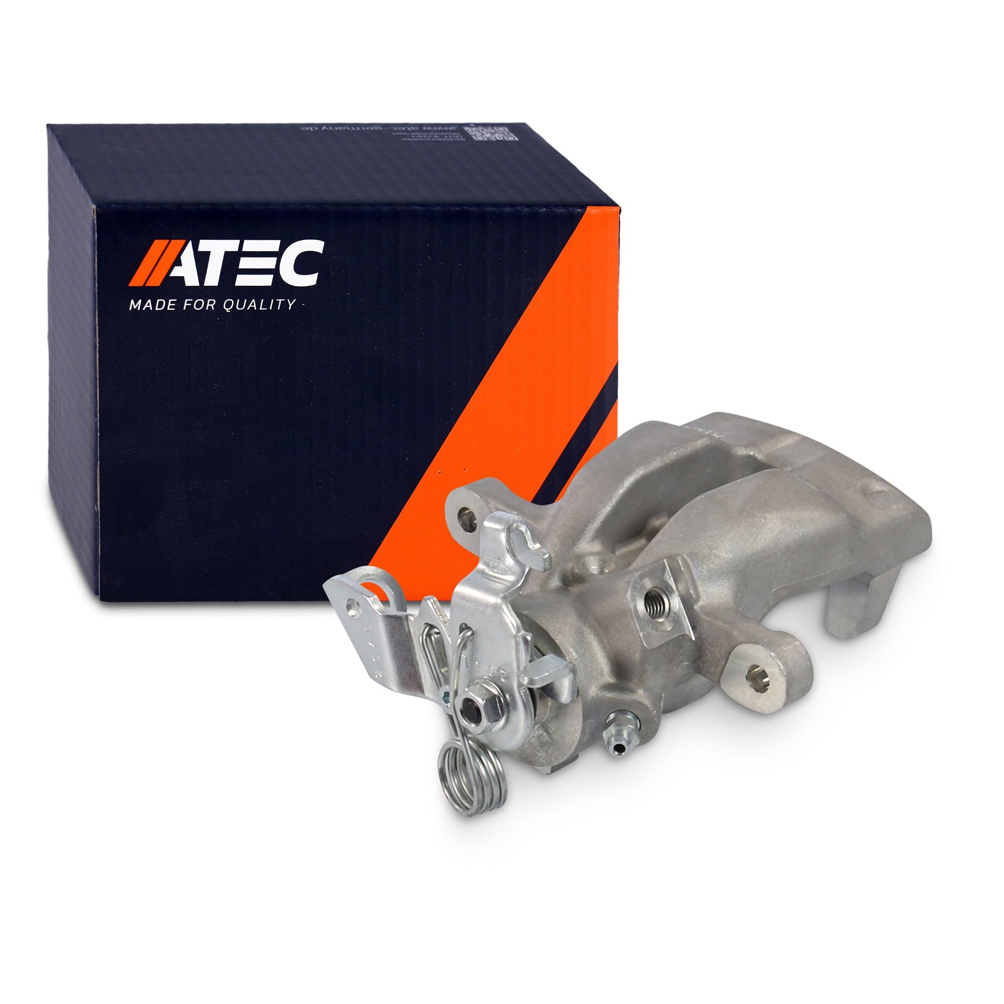 ATEC Germany 1x Bremssattel hinten links Bremszange ohne Halter Faustsattel