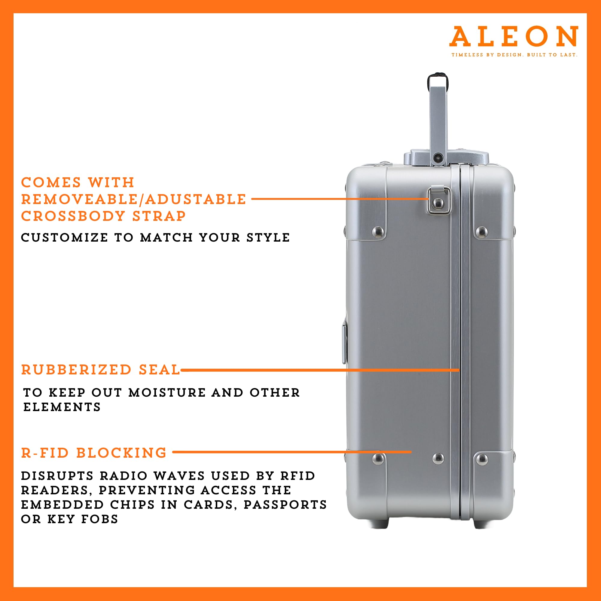 Aleon Diversity - Beauty Case 27 cm platinum