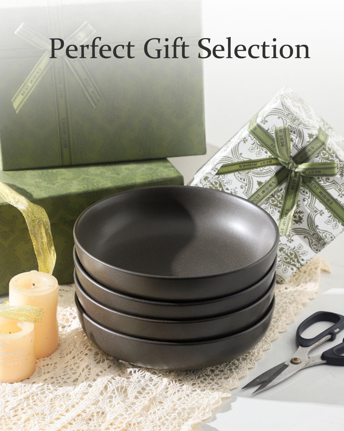 Dinnerware Sets and Stoneware Pasta Bowls bundle