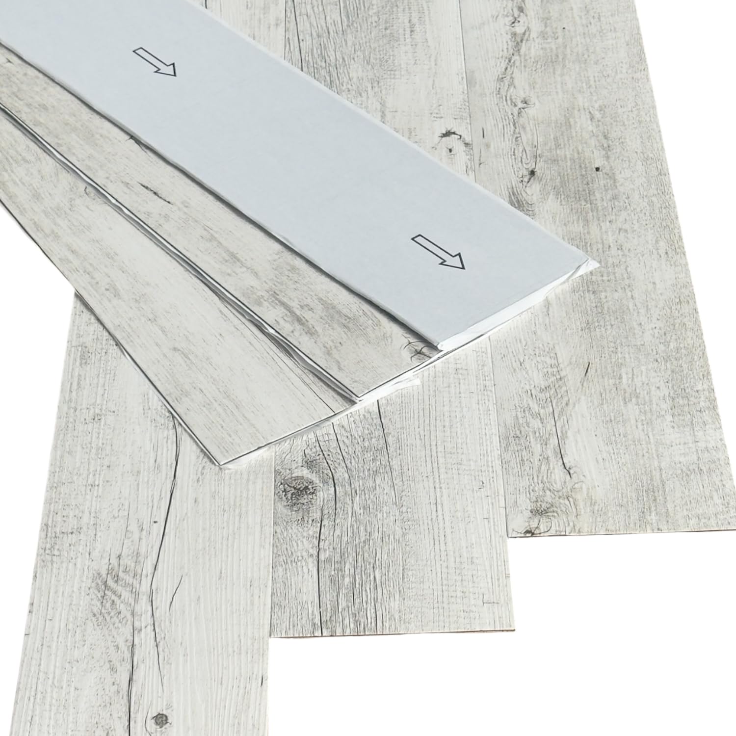 MASTERBRICO Pavimento PVC Adesivo Effetto Legno - Listoni 15,2 x 91,4 cm - Spessore 2.0 mm, Finto Parquet Laminato per Interni - Impermeabile, Facile da Installare - Confezione 2.20mq