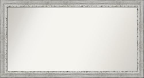 Amanti Art Espejo personalizado, espejo de baño rústico lavado, espejo de pared o espejo de tocador de baño sobre el fregadero (27.5 x 50.5