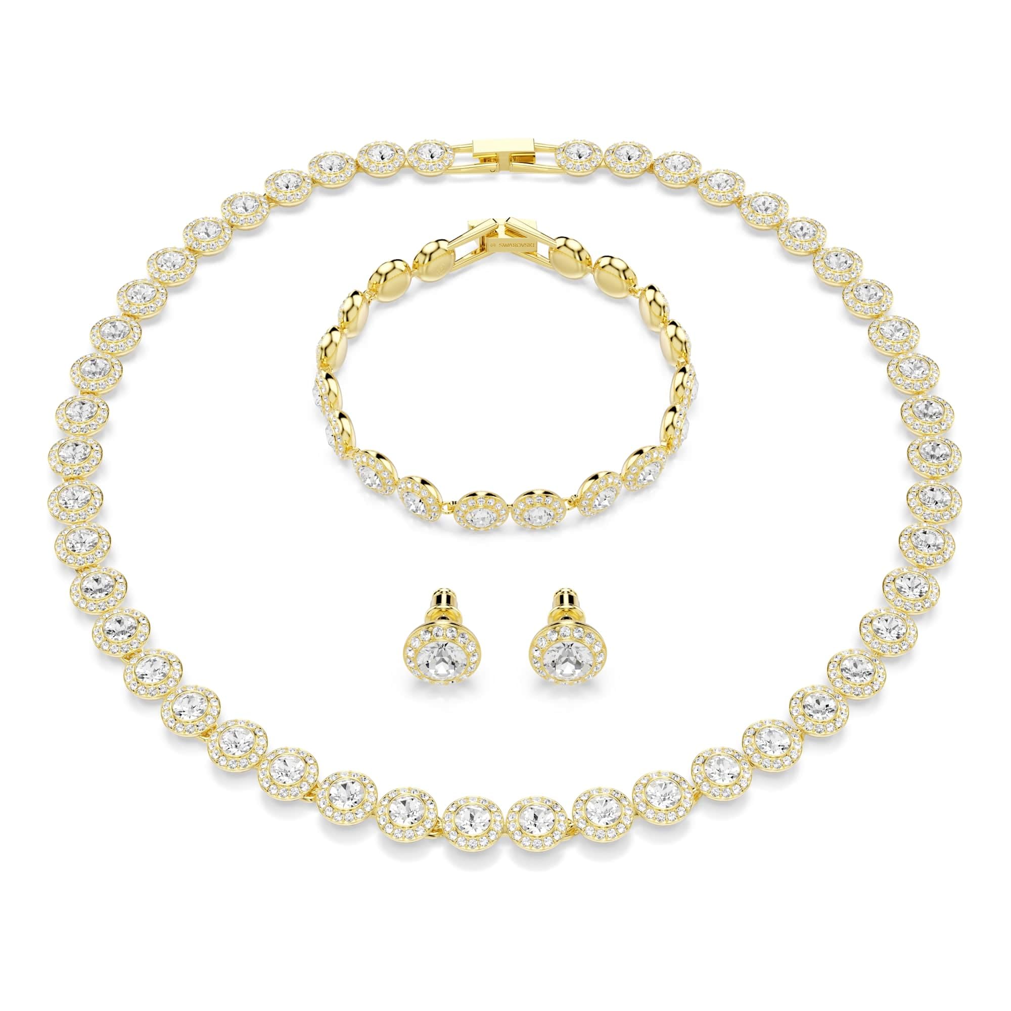Swarovski Una Angelic Set, Rundschliff, Weiß