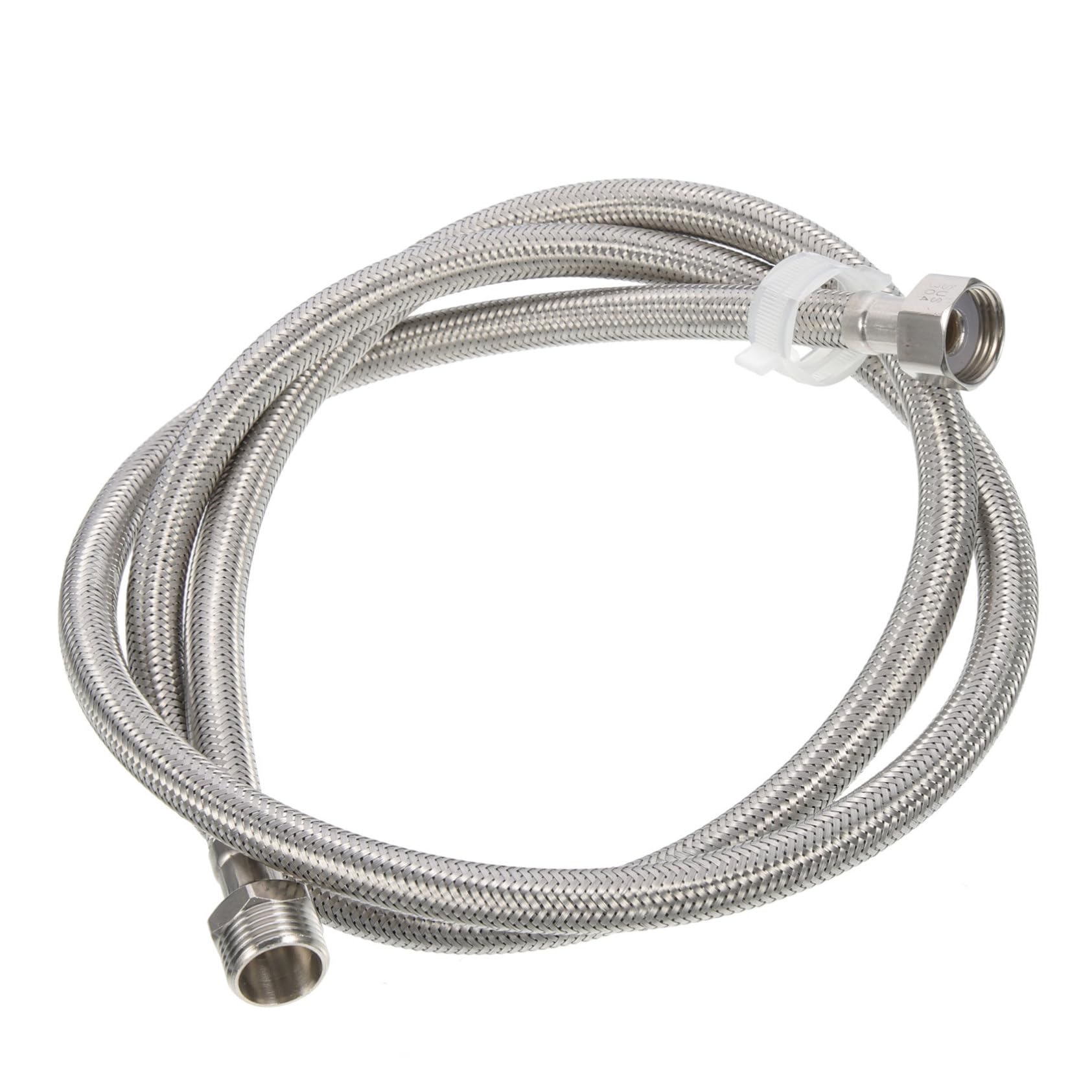 DOITOOL 4 Piezas Manguera Trenzada para Lavadora Inoxidable Tubo Flexible Resistente y Explosión Línea de Suministro de Agua con Fácil y Duradera