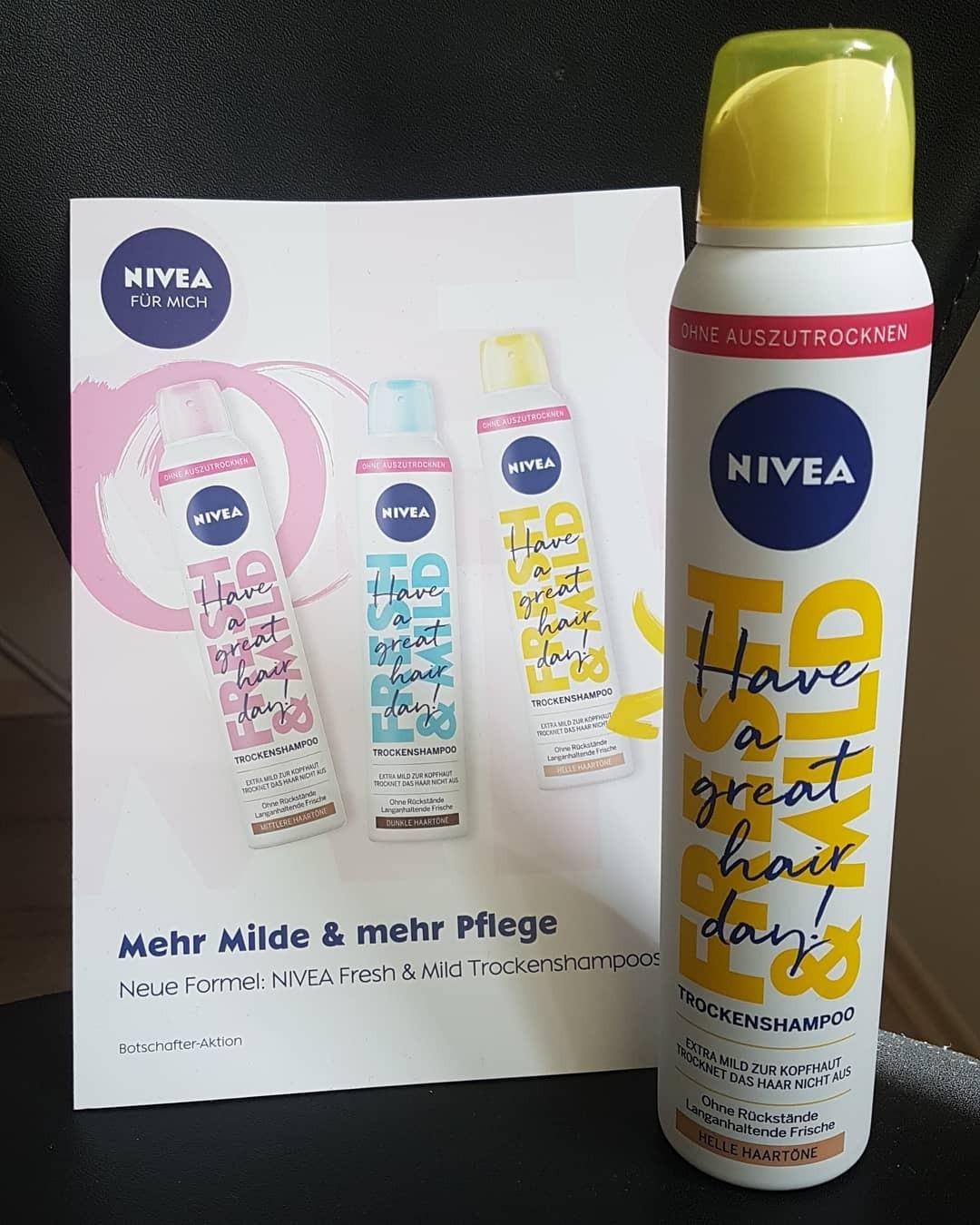 NIVEA Fresh Revive Trockenshampoo Für Dunkle Haare – 200 Ml, Extra Mild, Ohne Rückstände