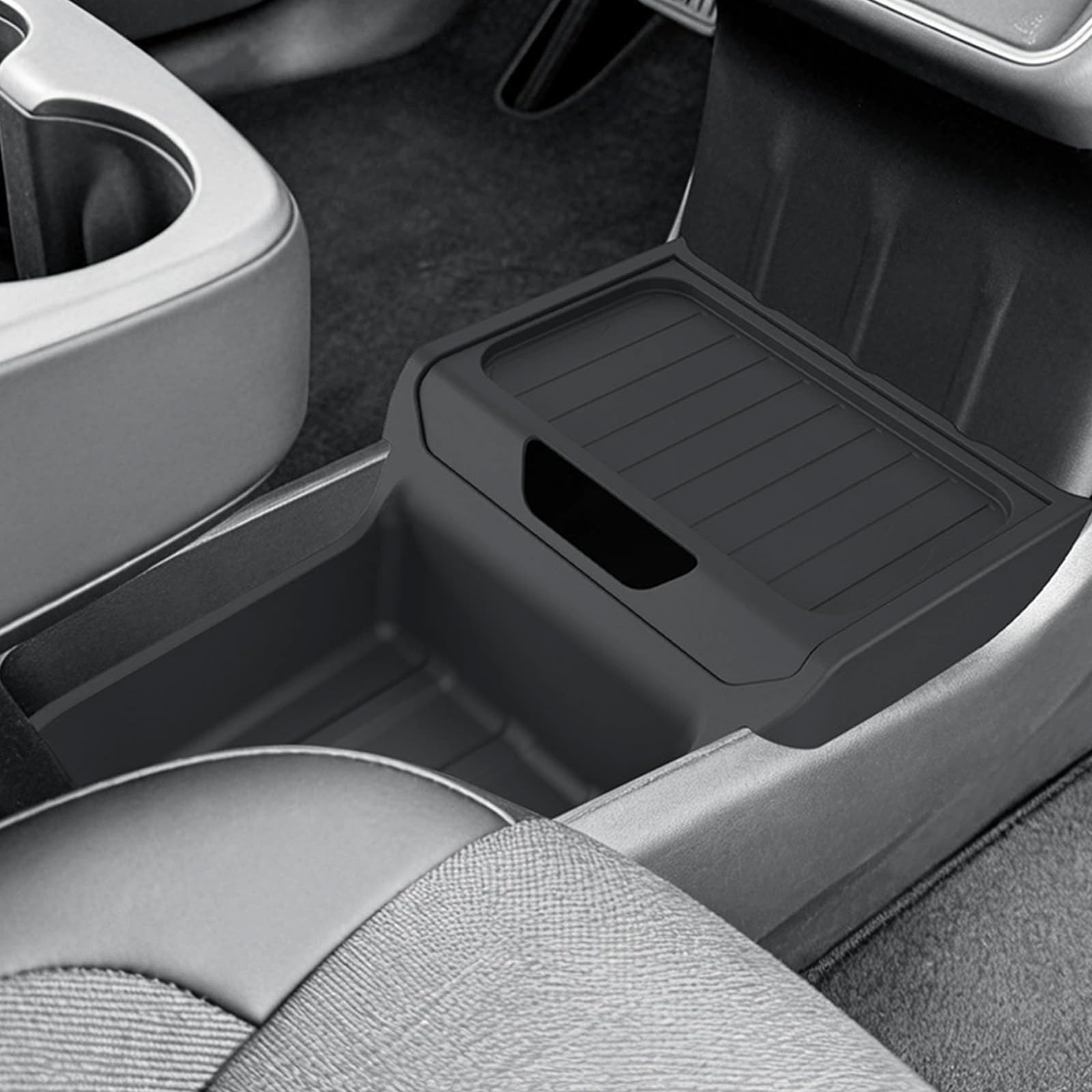 Mittelkonsole Organizer für Tesla Model Y Juniper Standard 2026 2025 Mittelkonsole untere Aufbewahrungsbox für Modell Y 2025 2026 Zubehör