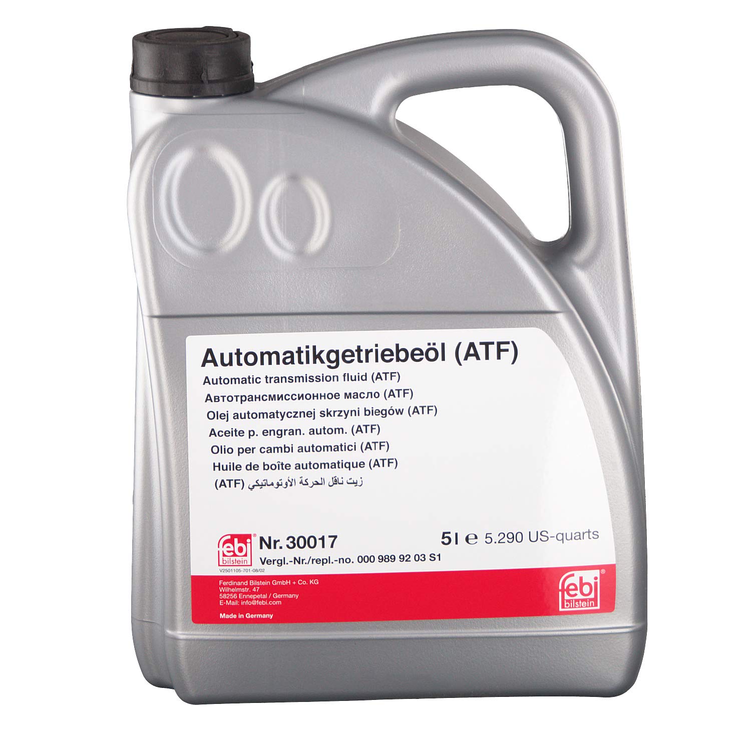 FEBI BILSTEIN 30017 Olio cambio automatico (ATF) 5L Rosso