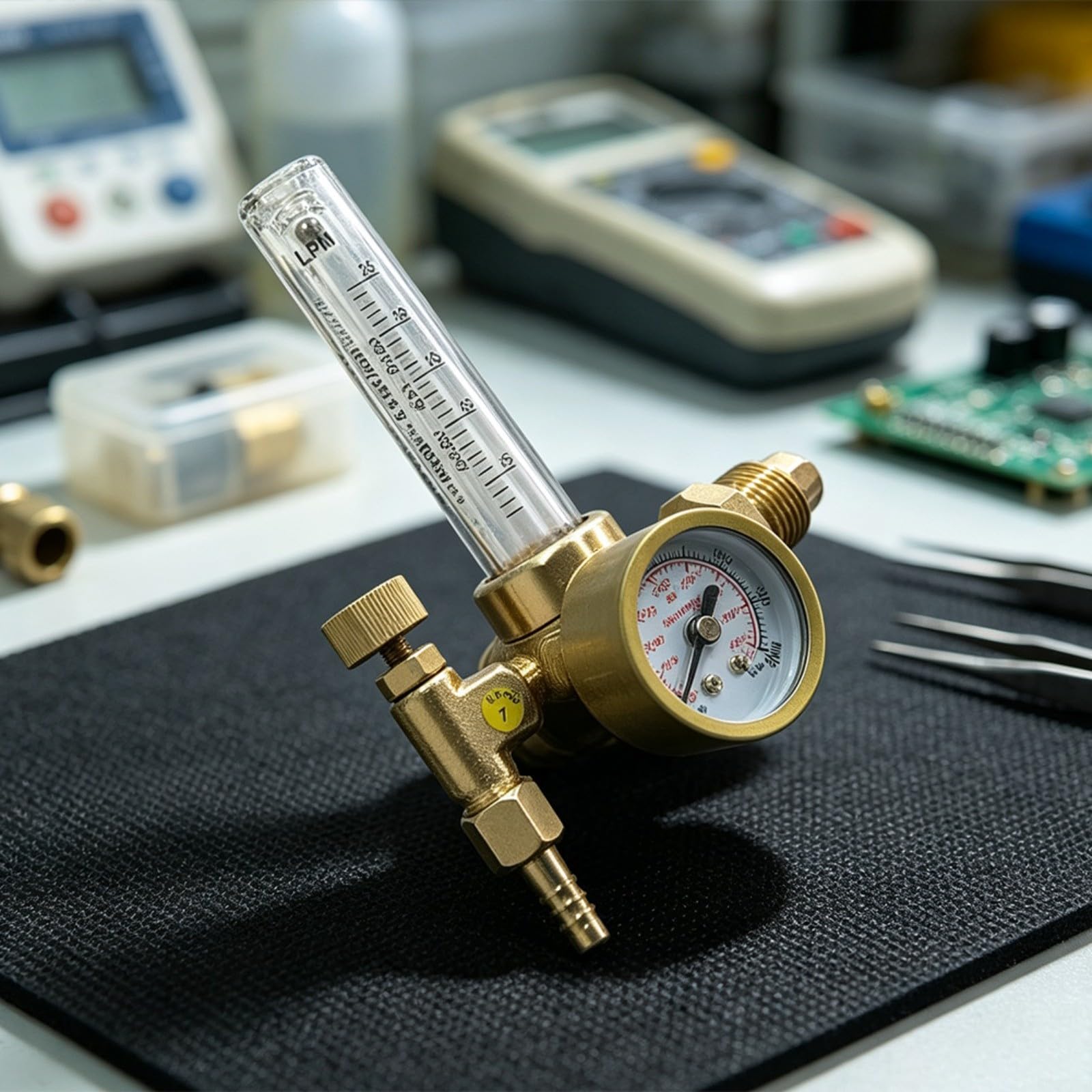 Débitmètre régulateur CGA580 pour soudage argon/CO2 pour mig pour tig
