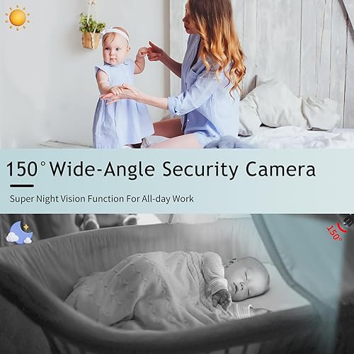 Miniatura 3 de Cámara espía, mini cámara HD 1080P, cámara de seguridad oculta, visión nocturna, reproducción de imágenes sin costuras, compatible con iOS y Android
