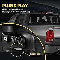 Vista 6 de DWVO Conjunto de luz trasera compatible con Dodge Ram 1500 2009, 2010, 2011, 2012, 2013, 2014, 2015, 2016, 2017 2018, Dodge Ram 2500/3500 2010-2018