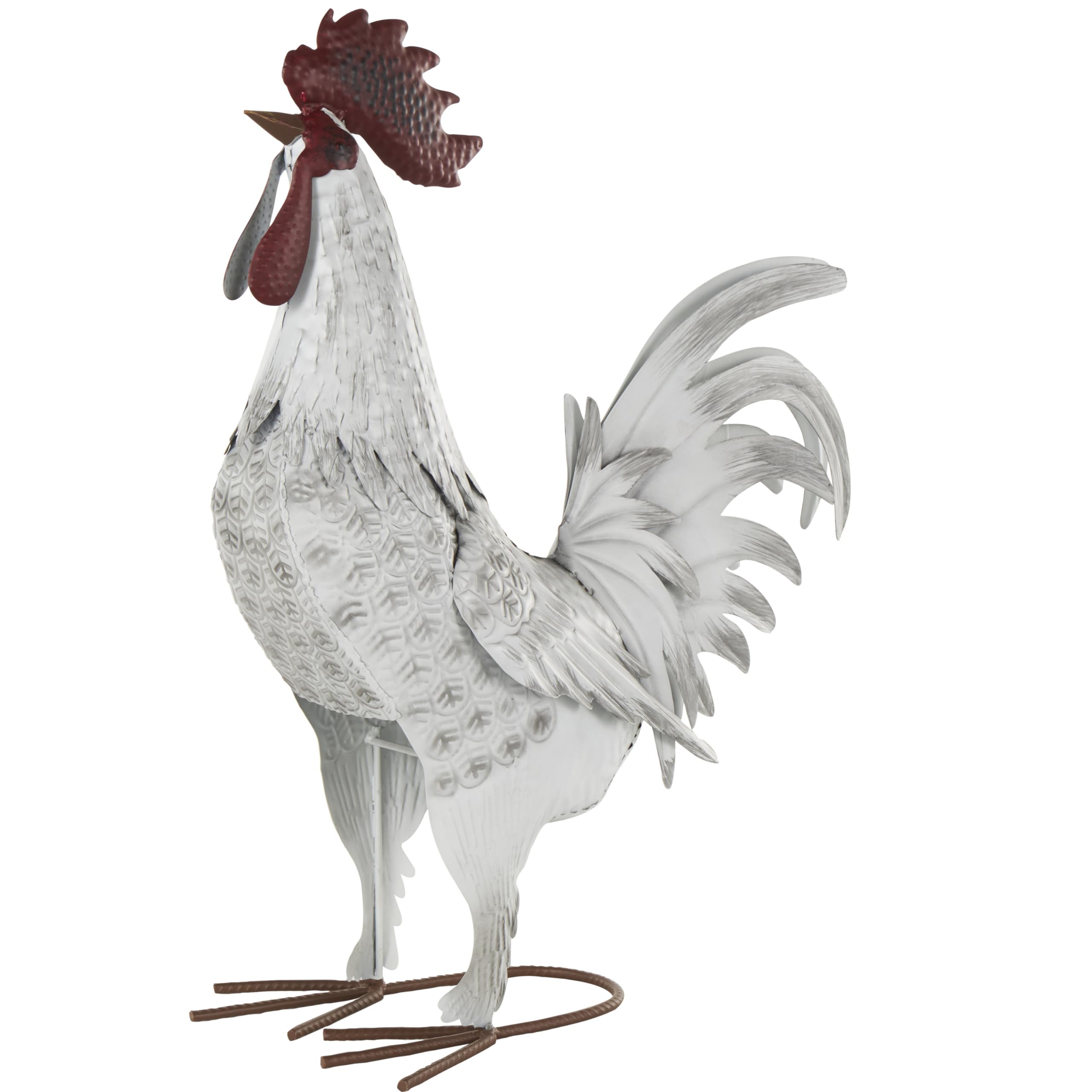Deco 79 Metal Rooster Sculpture