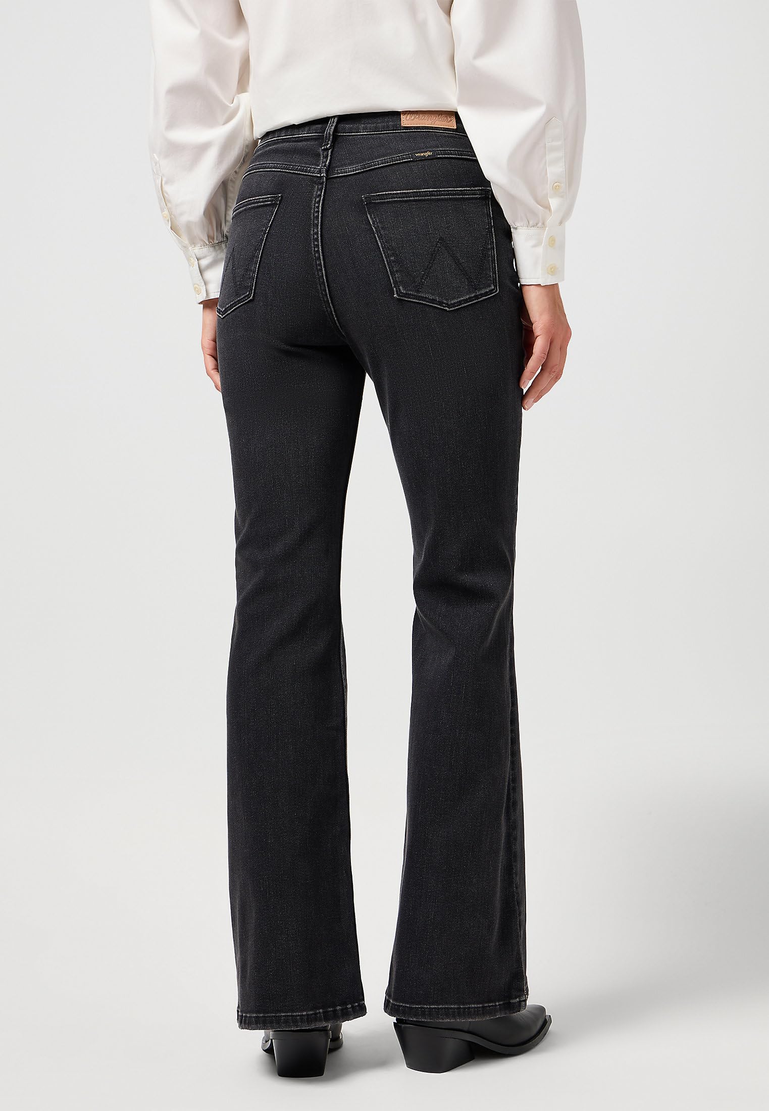 Wrangler Jean Fierce Flare pour Femme, Coupe évasée, Jambe évasée, Constellation, 25W x 30L