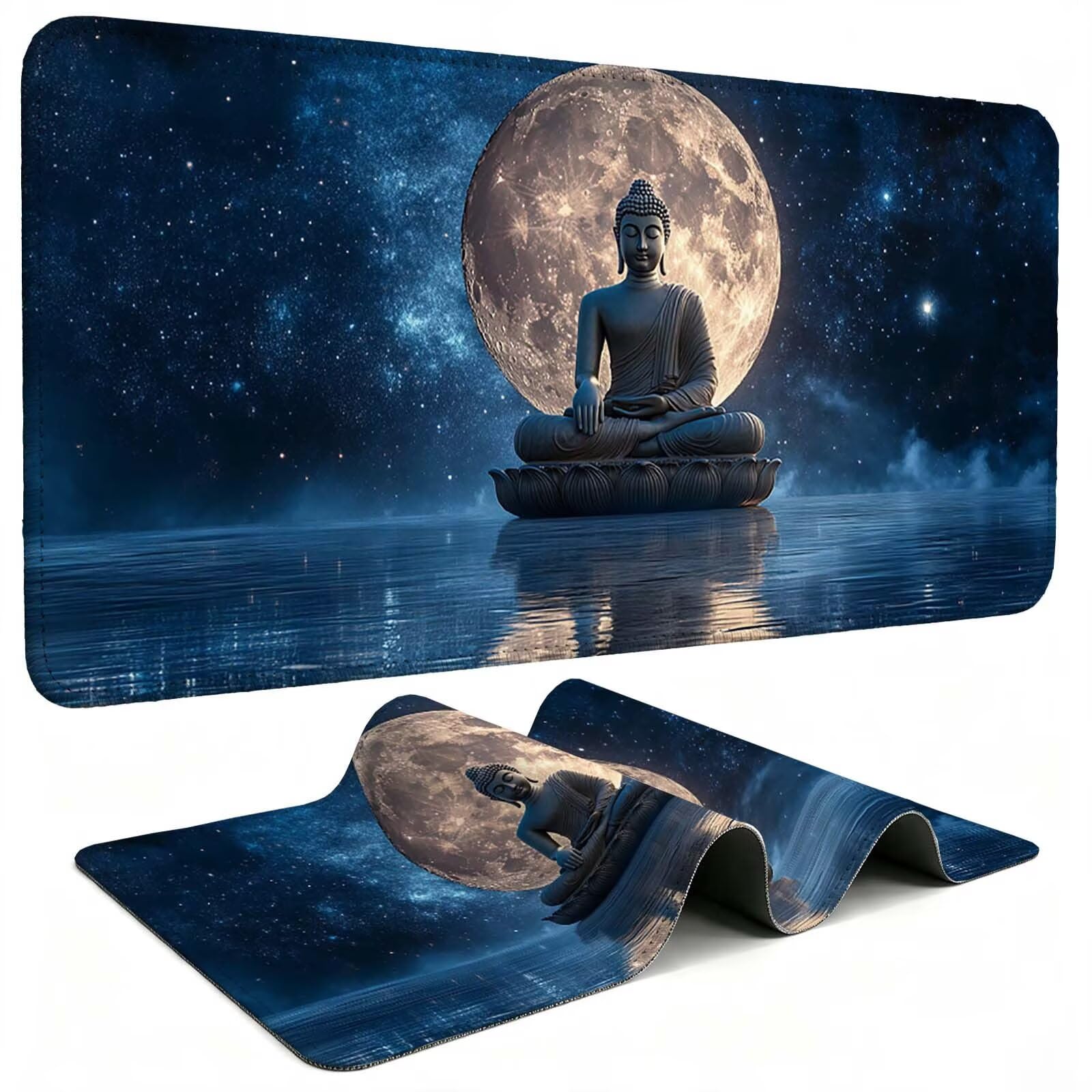 Tapis de Souris Gaming, Lune sous Main Bureau XXL 1200x600cm g811g-479
