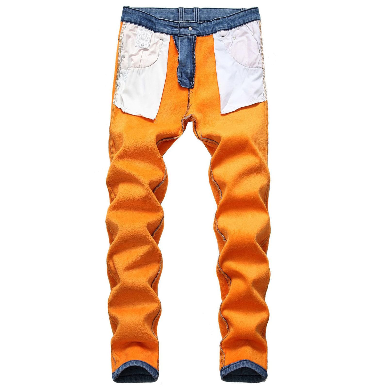 Pantalones térmicos para hombre de invierno, pantalones térmicos acolchados, pantalones de nieve forrados de forro polar, pantalones de invierno delgados, resistentes al viento, elásticos,